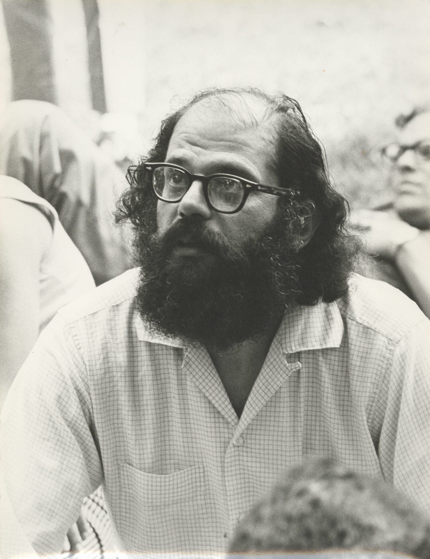 Original oversize photograph of Allen Ginsberg, circa 1969 | Allen