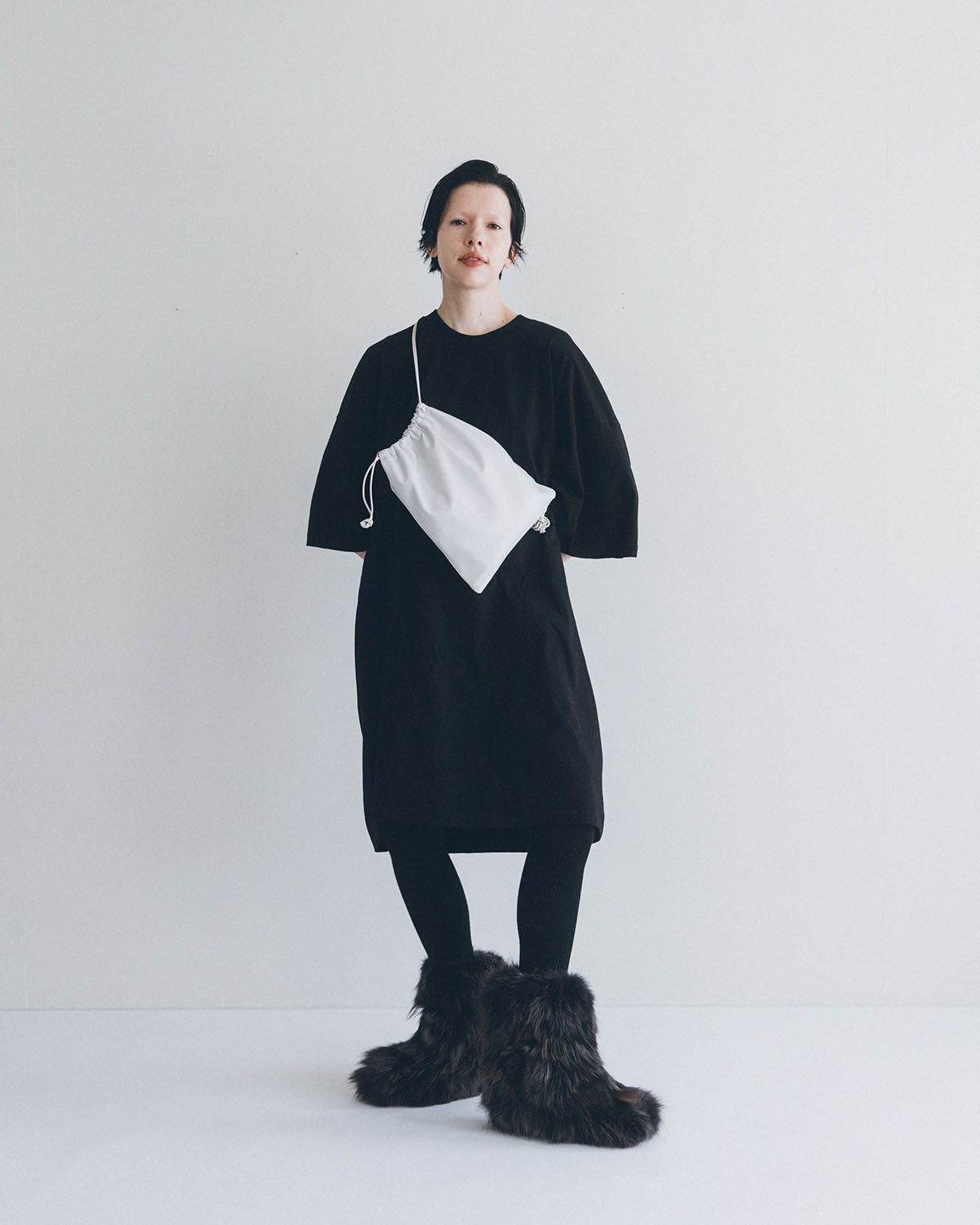 WITH fog linen work・ miiThaaii ケサ ショルダーバッグ