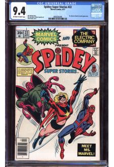 SPIDEY SUPER STORIES #22 CGC 9.4 OW/WH PAGES | Reece's Rare Comics