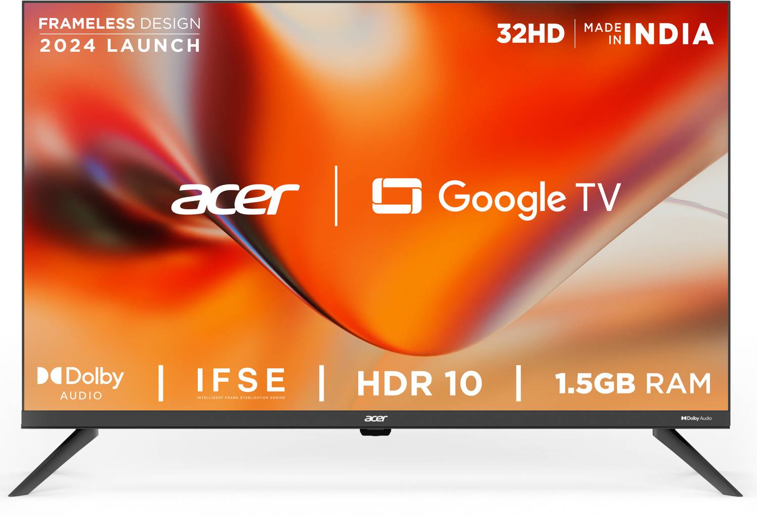 Acer J Series 80.01 cm (32 inch) HD Ready LED Smart Google TV with