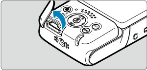 PowerShot V10: Inserting/Removing Cards