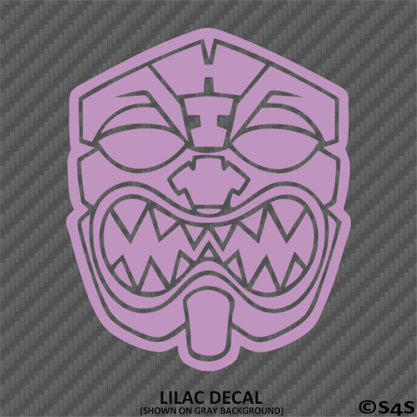 Farmers Market Hawaiian Tiki Mask Vinyl Decal – S4S Designs