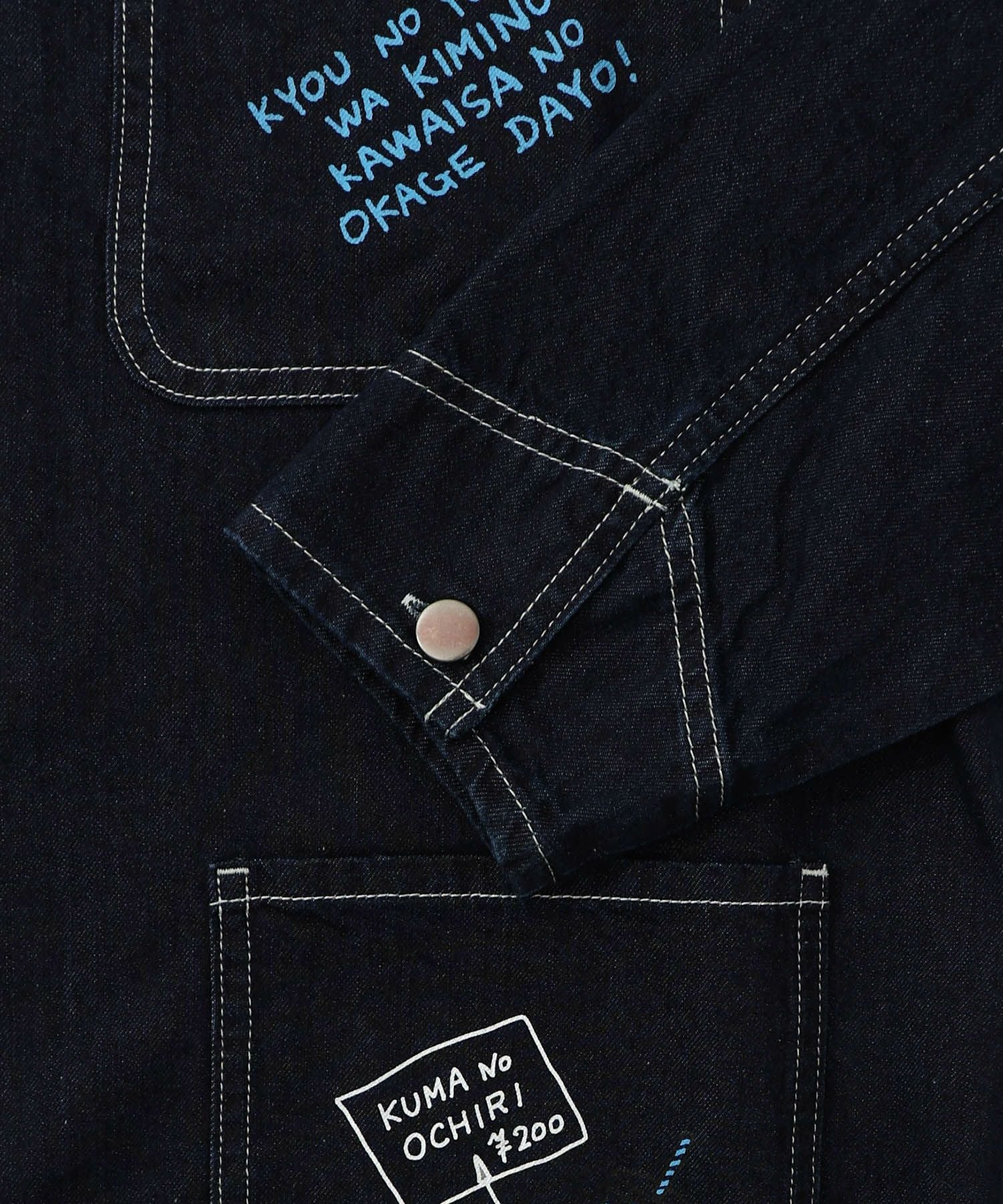 361101：らくがき風ワッペンシャツジャケットの通販-ScoLar