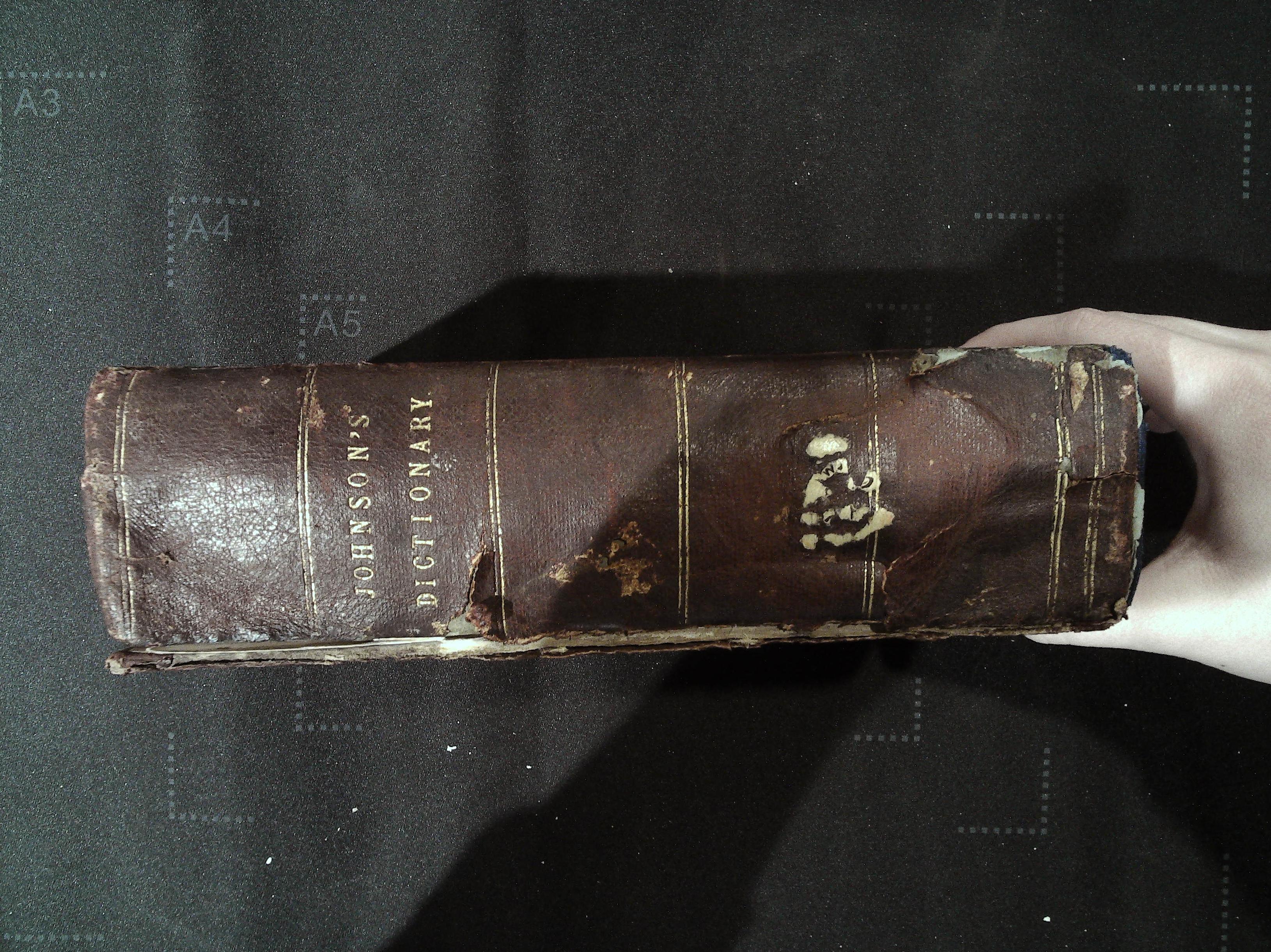 Three Different Editions of Johnson's Dictionary