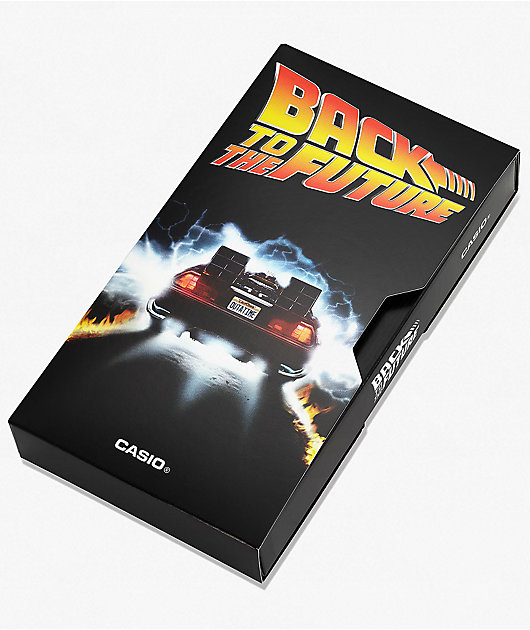 Casio x Back To The Future CA500WEBF-1A Vintage Silver Digital