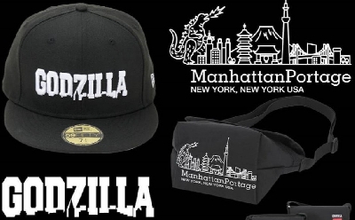 New Godzilla x New Era and Manhattan Portage Collabs