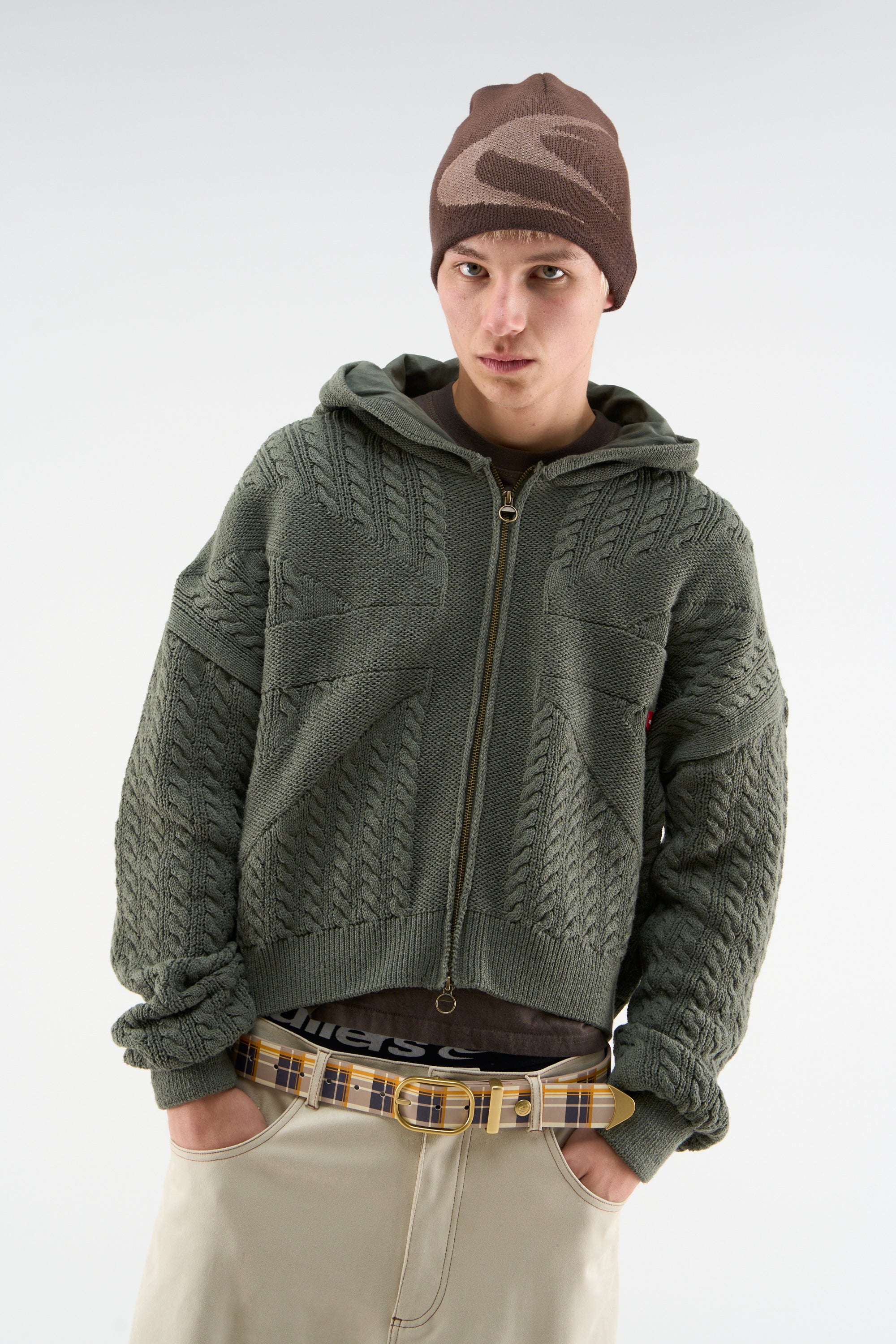 Flag Green Knit Zipper – Scuffers