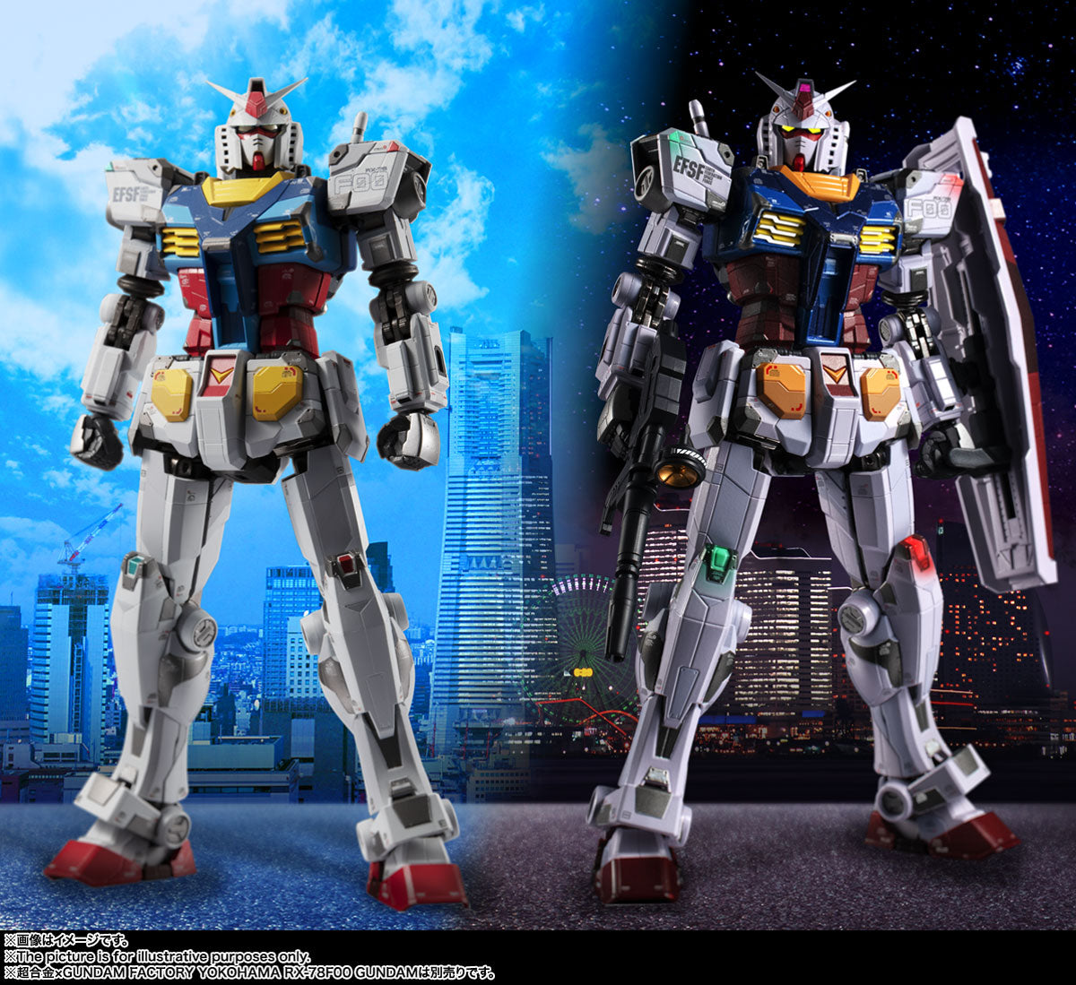 Chogokin x GUNDAM FACTORY YOKOHAMA RX-78F00 GUNDAM -Night