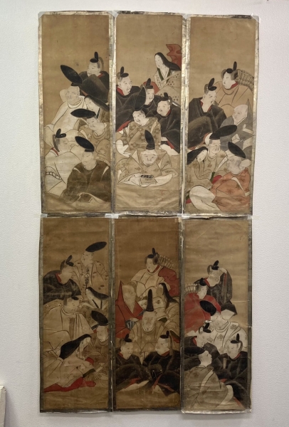 ◇6枚まとめて◇俵屋宗達(對青軒)「三十六歌仙」屏風剥がし まくり