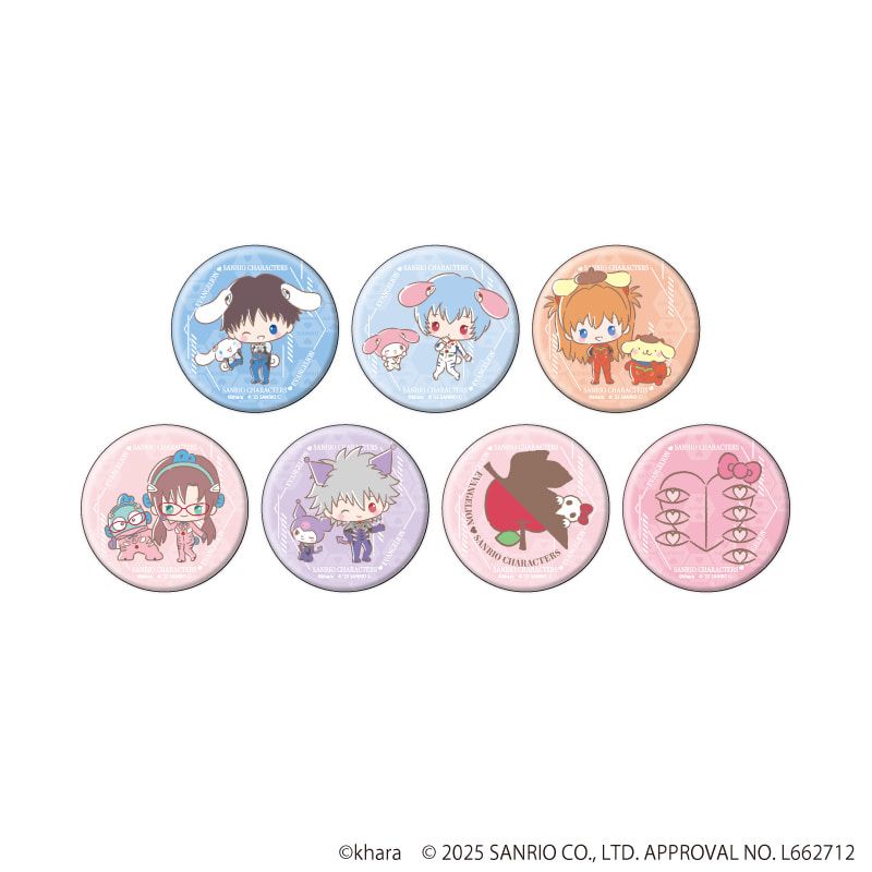 エヴァンゲリオン×サンリオキャラクターズ｜缶バッジ