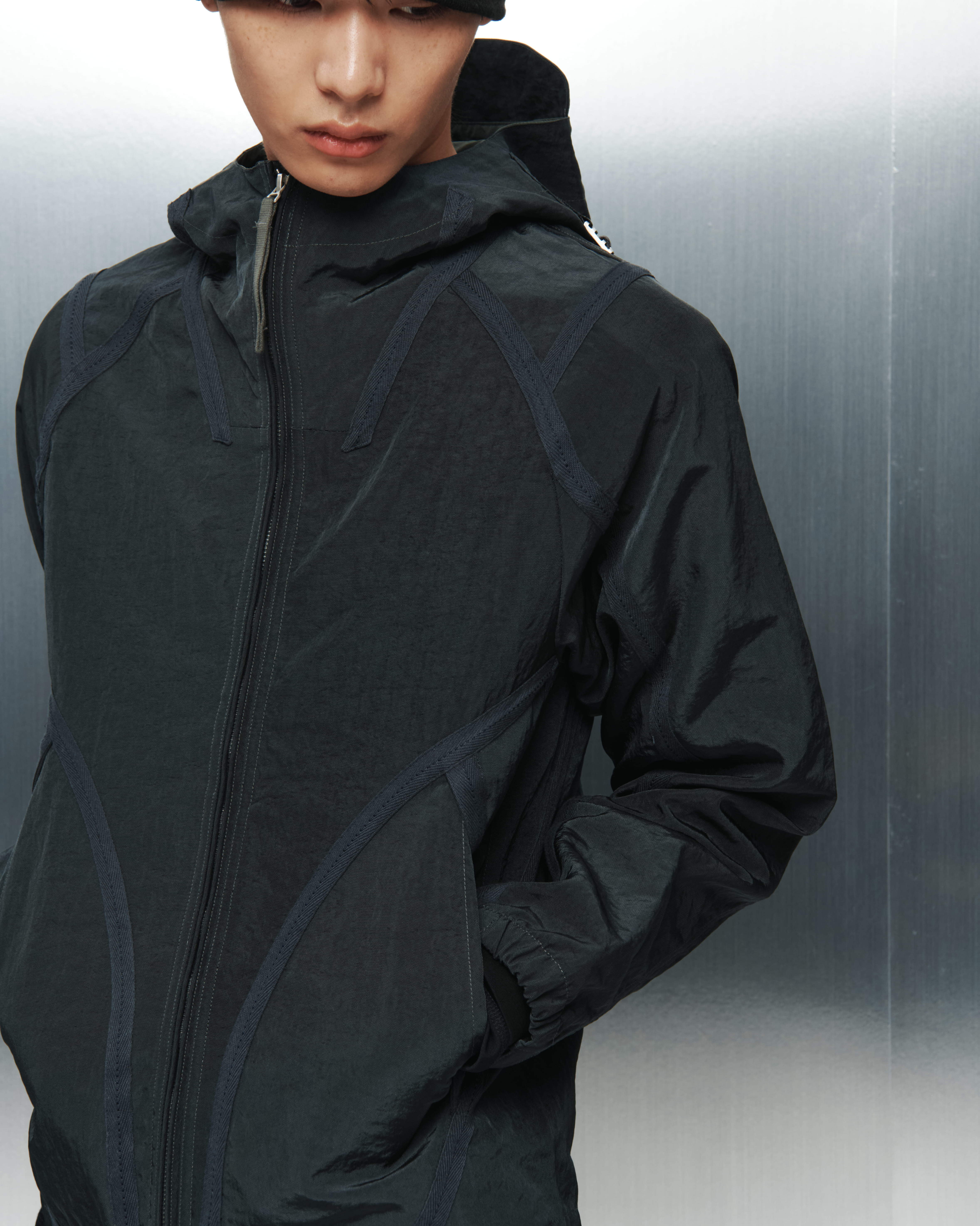 WEBBING JACKET [BLUE CHARCOAL] | SAN SAN GEAR