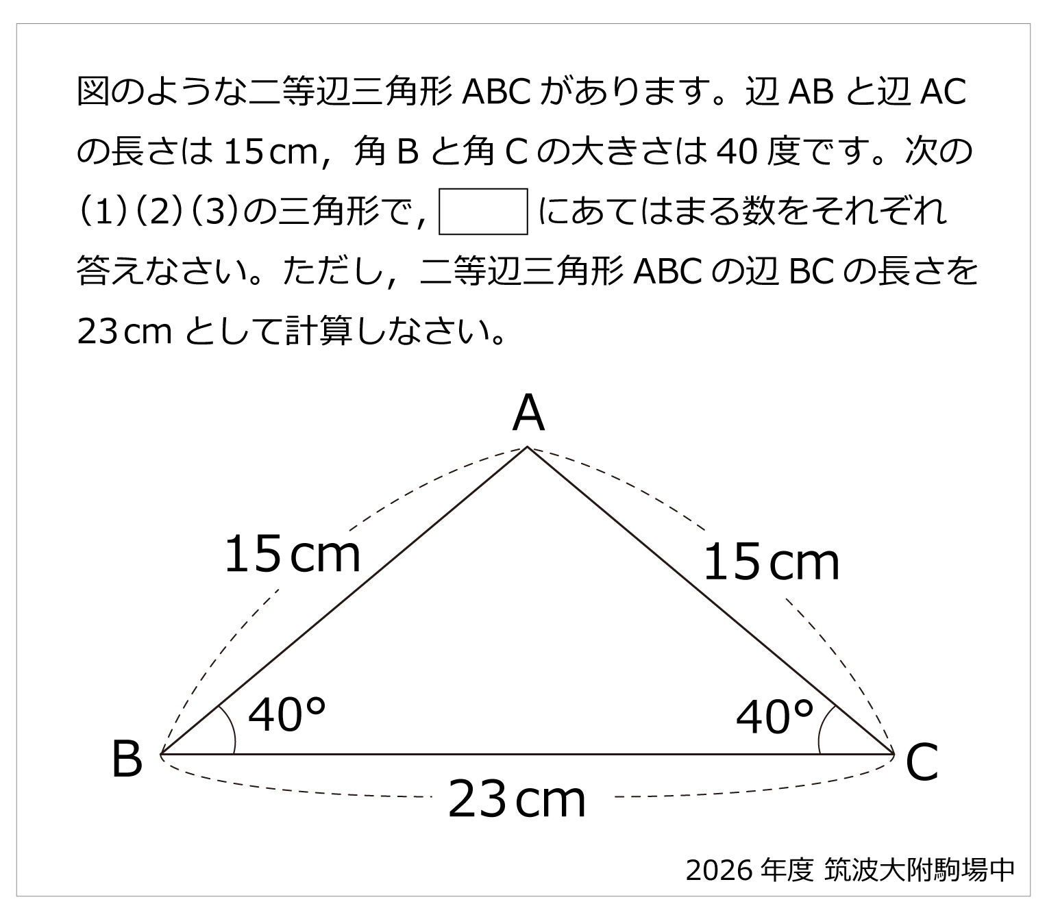 新品 未記入 サピックス 6年 算数 筑駒特訓プリント 筑駒 開成 模試 未