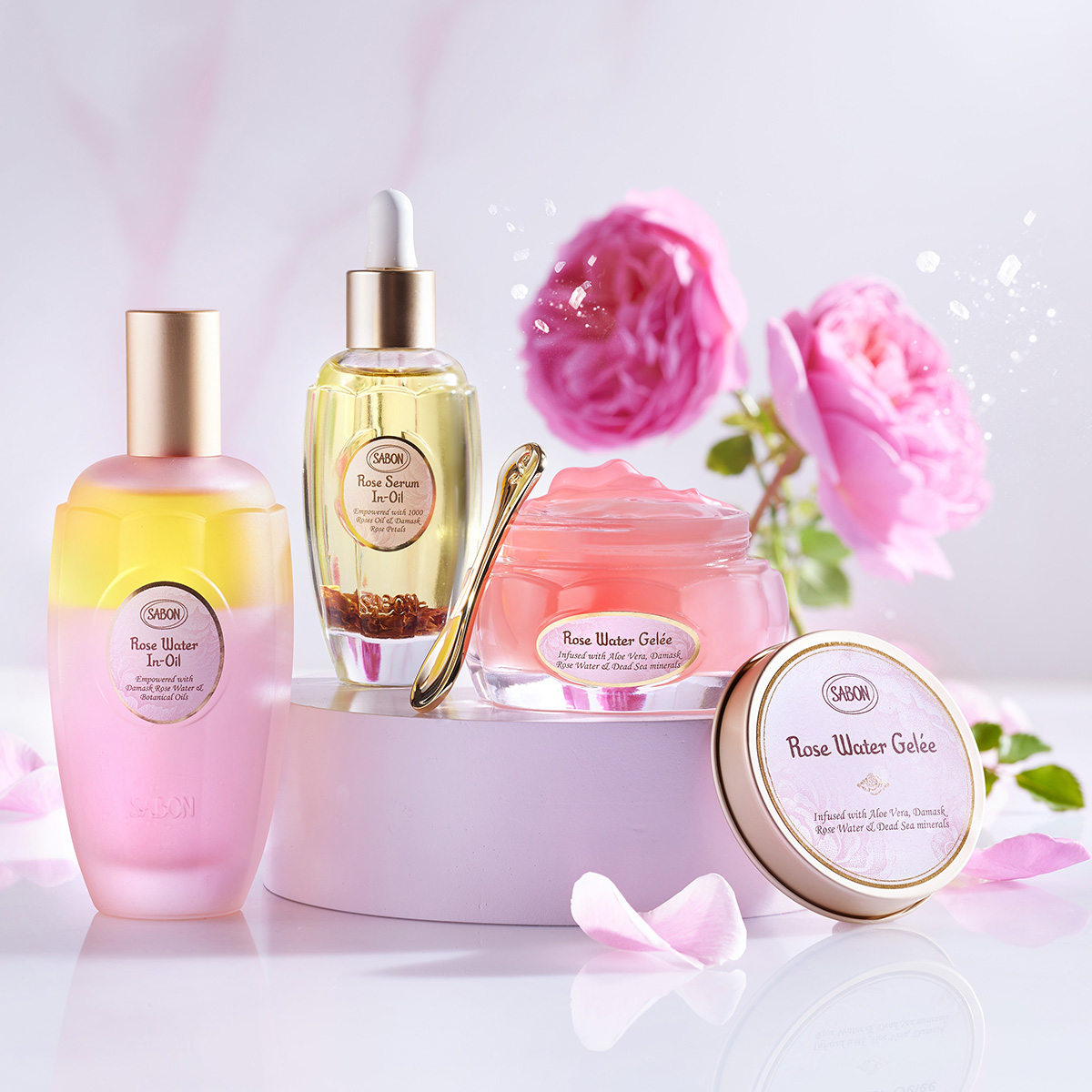 サボン SABON ウォータージュレR ローズセラムインオイム 2点セット