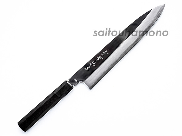 唐津厚広V10鏡面片刃和牛刀の通販「サイトウ刃物店」