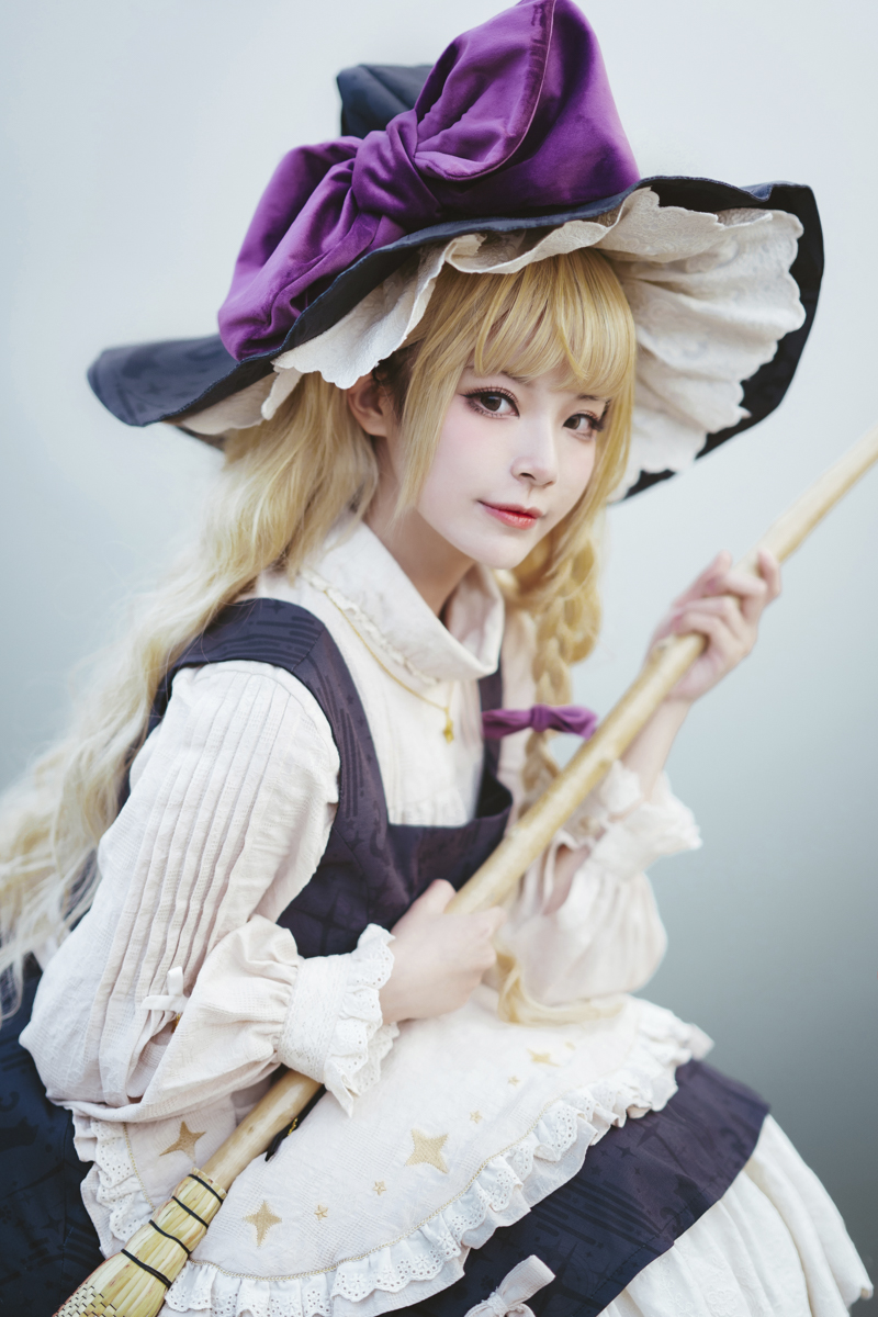 東方Project: 霧雨魔理沙 コスプレ 長袖版 (森森仙) SailorStyle