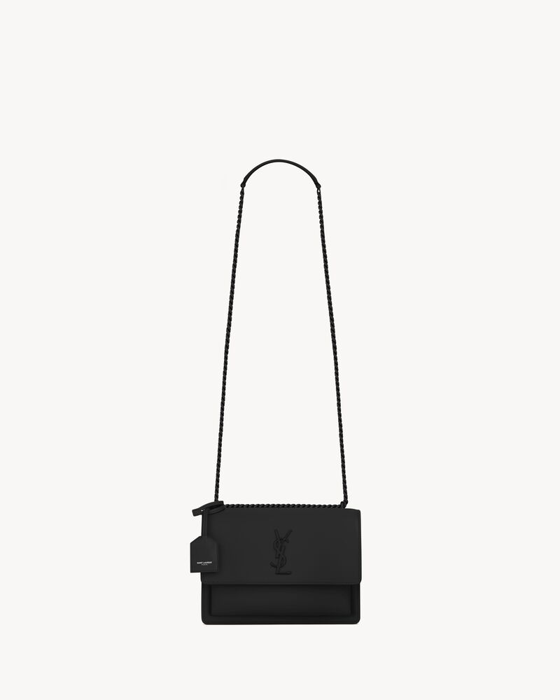 SUNSET MEDIUM IN SMOOTH LEATHER in Black | Saint Laurent | YSL EN-US
