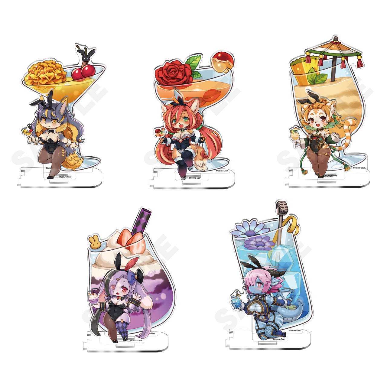 Cheers! Bunnimals つながるアクリルスタンド | Sakura-Gear | 株式