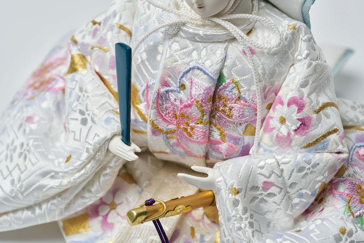 縹桜と藤のおひなさま – 人形工房 左京