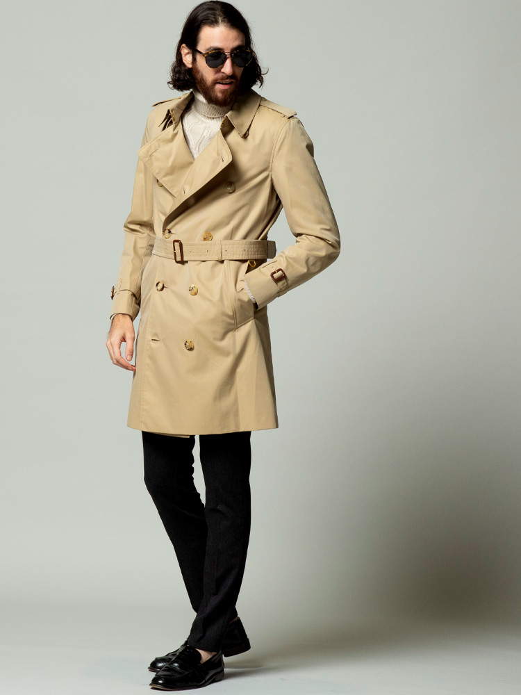 BURBERRY (バーバリー) コットン トレンチコート CHELSEA BB4073492 48