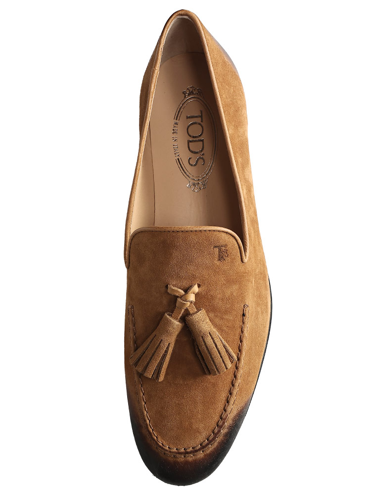 TOD'S (トッズ ) スウェード タッセル ローファー TDXXM06BAD8ZLVC