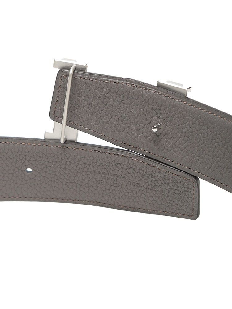 HERMES (エルメス) リバーシブル レザー ピンバックルベルト