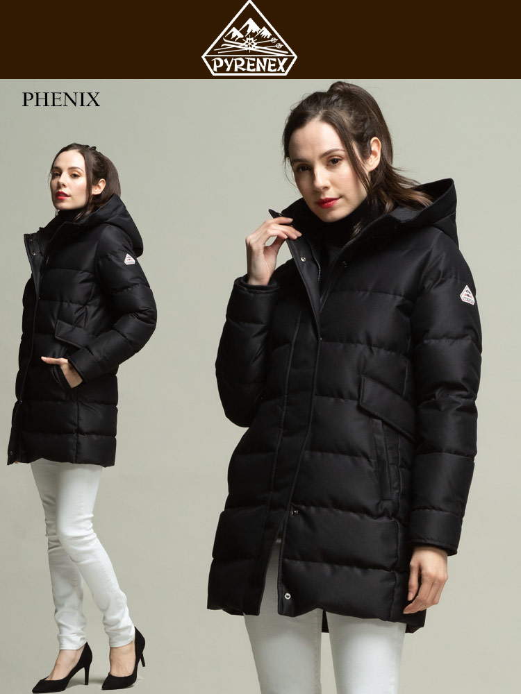 PYRENEX ピレネックス フード ボタンジップ ダウンジャケット PHENIX