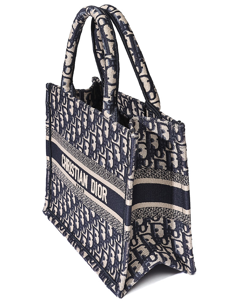 DIOR (ディオール) 刺繍 ロゴ トートバッグ ミニ Book Tote