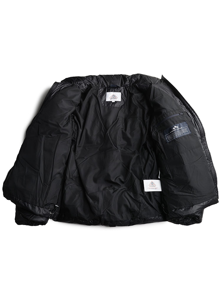 PYRENEX (ピレネックス) 軽量ナイロン ロゴワッペン スタンド ダウン