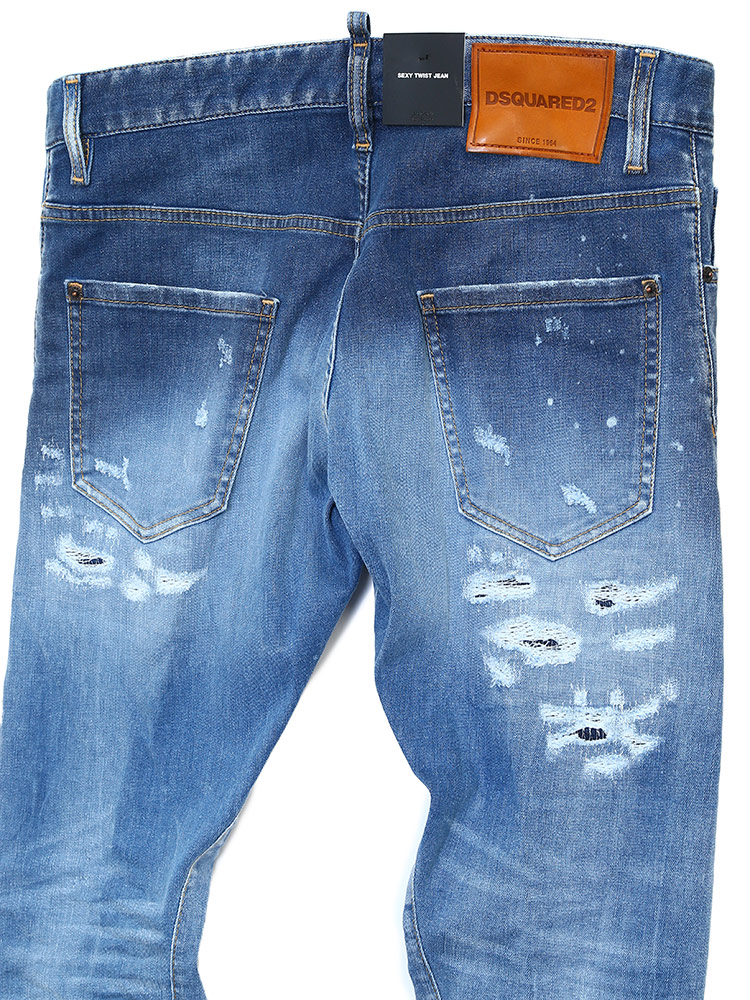 DSQUARED2 (ディースクエアード) ダメージ ジップフライ ジーンズ SEXY