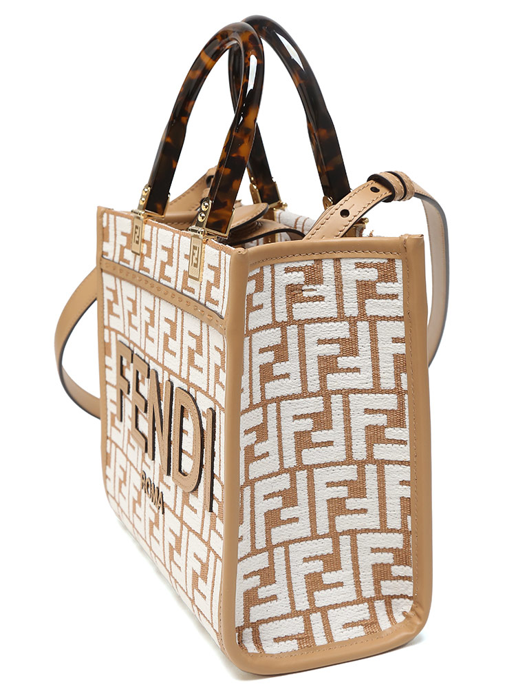 FENDI (フェンディ) ロゴ ハンドバッグ フェンディ サンシャイン