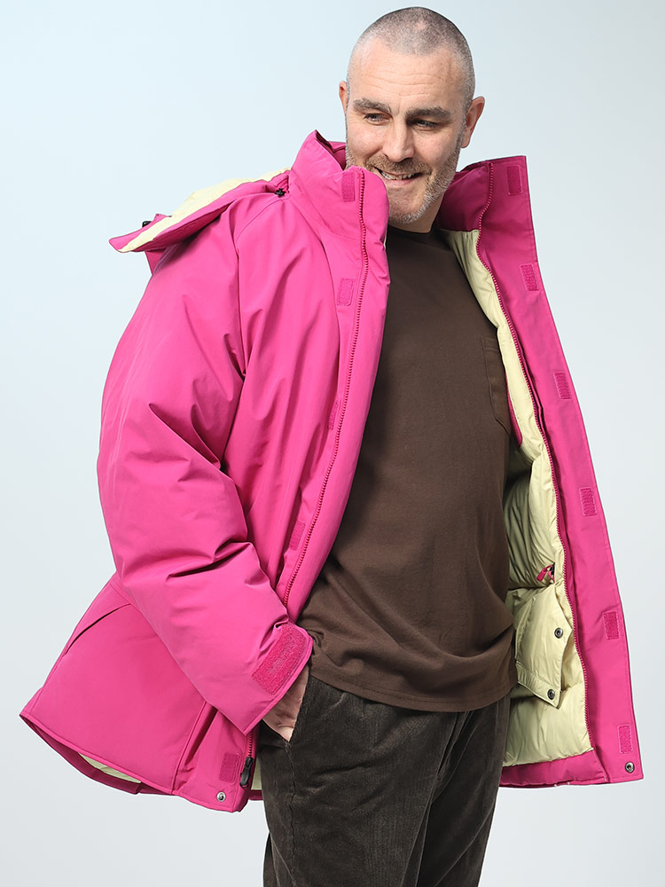 フード着脱 フルジップ ダウンジャケット GORE-TEX (Marmot