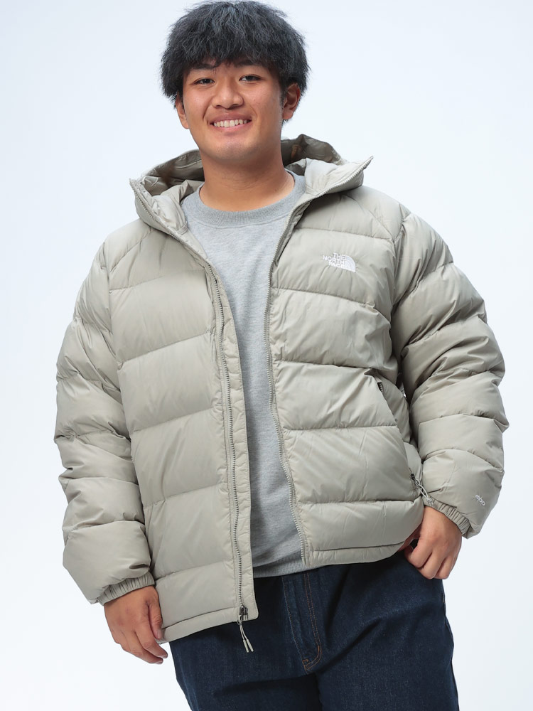 ダウンジャケット ナイロン ロゴ刺繍 M HYDRENALITE DOWN HOODIE