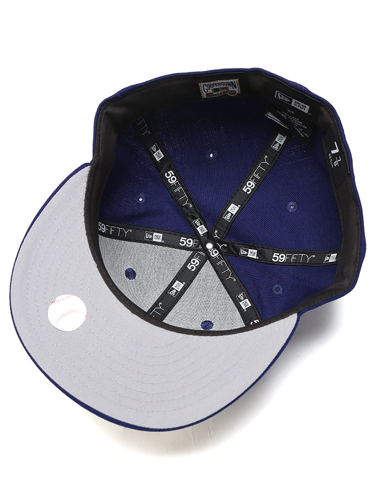 ベースボールキャップ ウール100％ チームロゴ刺繍 クラシック