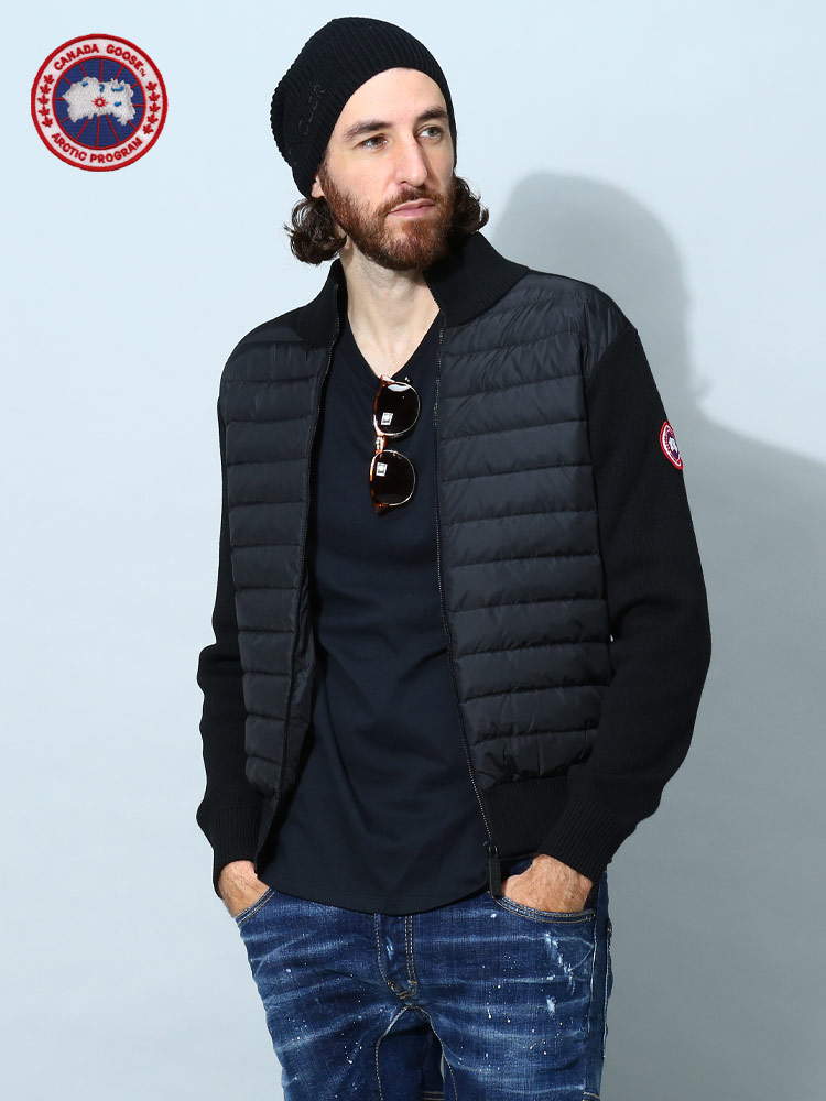 カナダグース メンズ ダウン CANADA GOOSE ブランド ニットジャケット