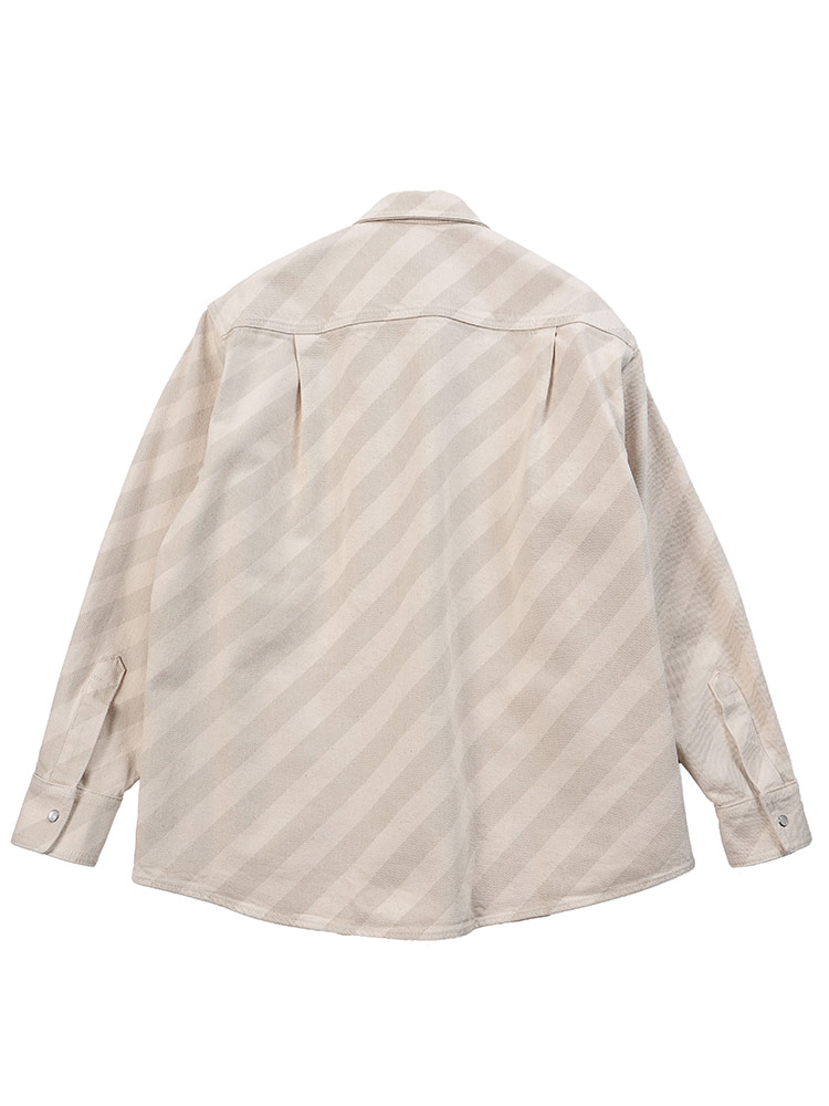 MARNI (マルニ) ウォッシュドデニム 斜めストライプ ポケット付き