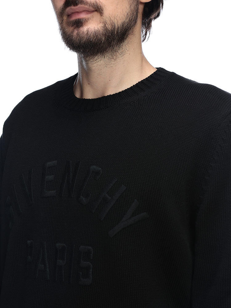 GIVENCHY (ジバンシィ) フロントロゴ ニット セーター GVBM90W04YNM