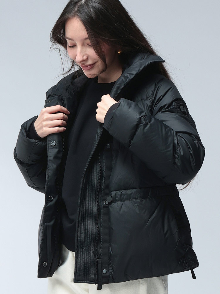 CANADA GOOSE (カナダグース) ロゴ フード付き フルジップ ダウン