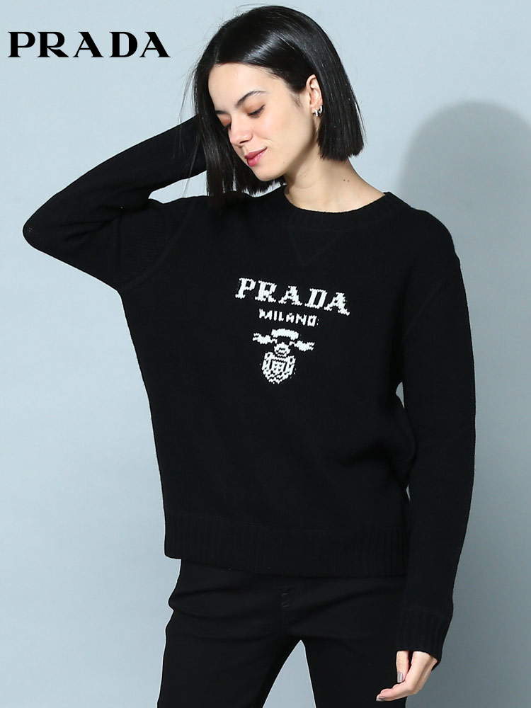 プラダ レディース ニット PRADA ブランド セーター トップス ロゴ