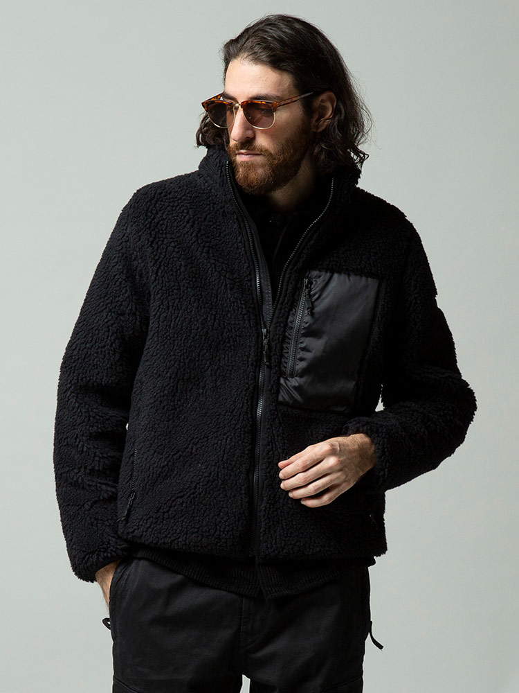 TATRAS (タトラス) フード収納 フルジップ ボアジャケット CARUNA