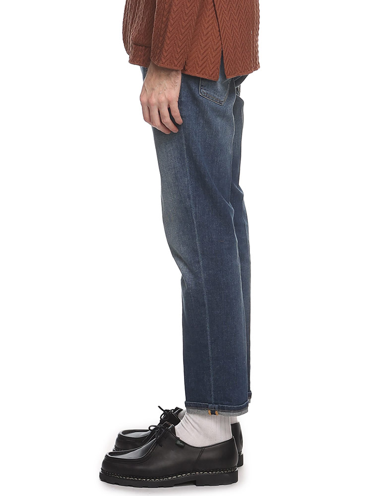 PT TORINO (ピーティートリノ) ジップフライ ロールアップ ジーンズ