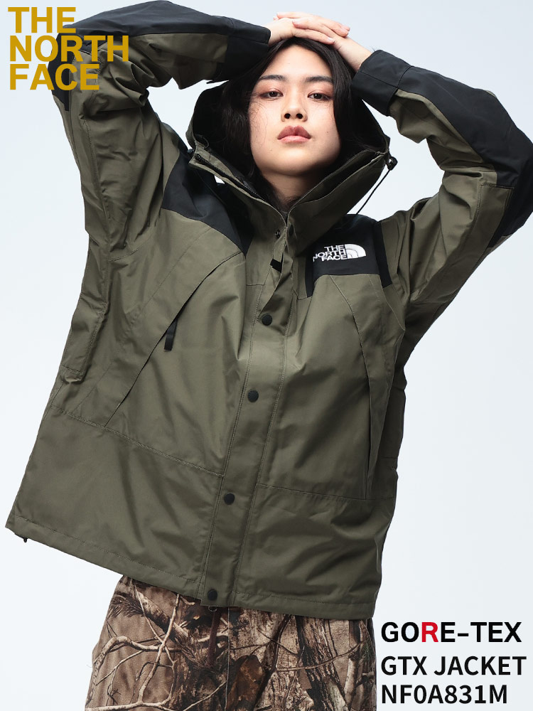 THE NORTH FACE (ザ ノースフェイス) GORE-TEX ロゴ刺繍 フルジップ