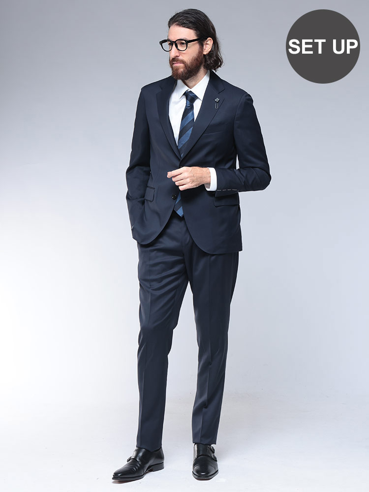 EMPORIO ARMANI (エンポリオアルマーニ) シルク混 ジャガード