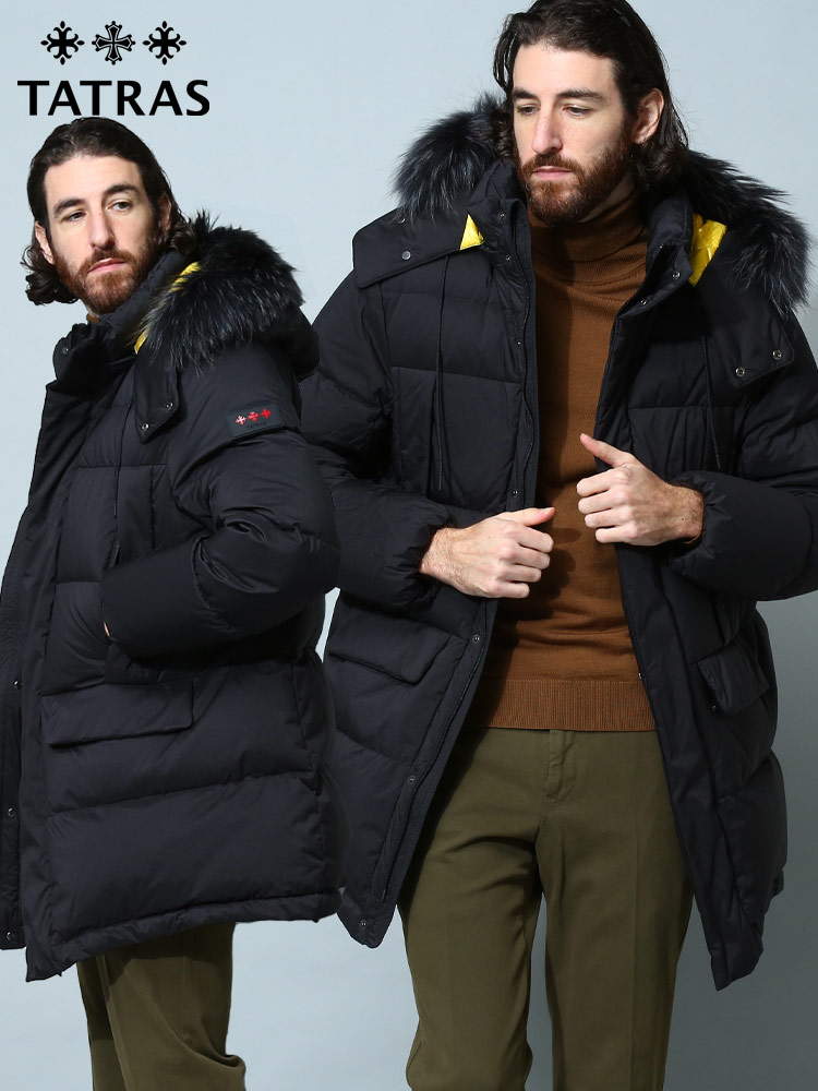 TATRAS (タトラス) ファーフード フルジップ ダウンジャケット TRINIO
