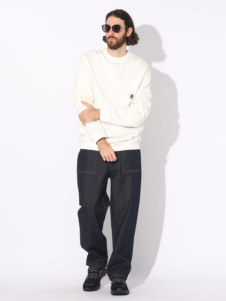 OAMC (オーエーエムシー) 裏起毛 クルーネック トレーナー WORLD