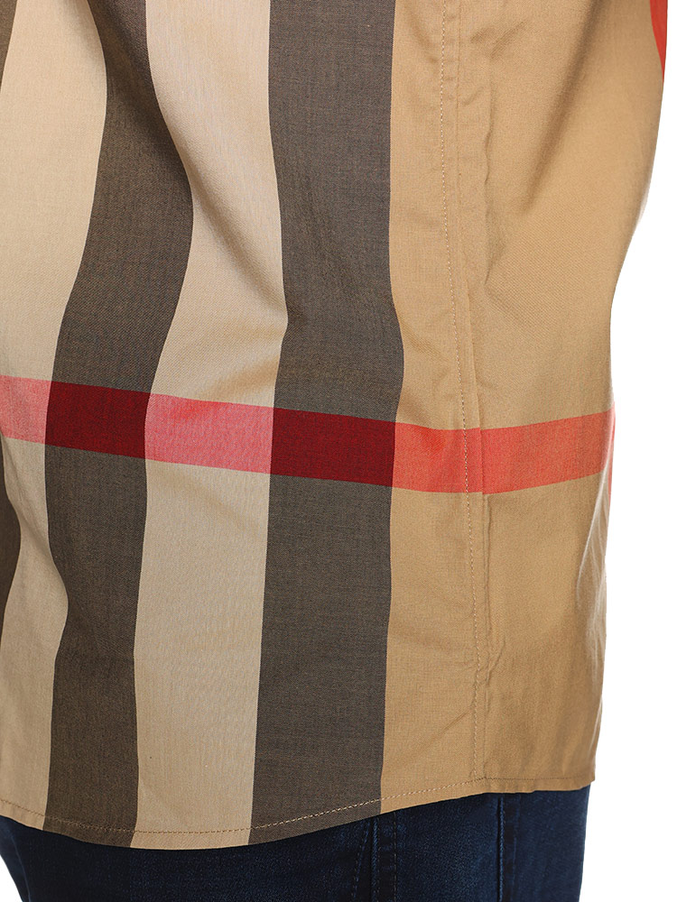 BURBERRY (バーバリー) コットン クラシカルチェック フロントポケット