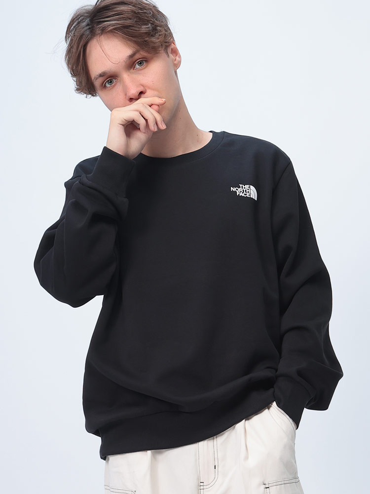 THE NORTH FACE (ザ ノースフェイス) 裏起毛 ミニロゴ スウェット