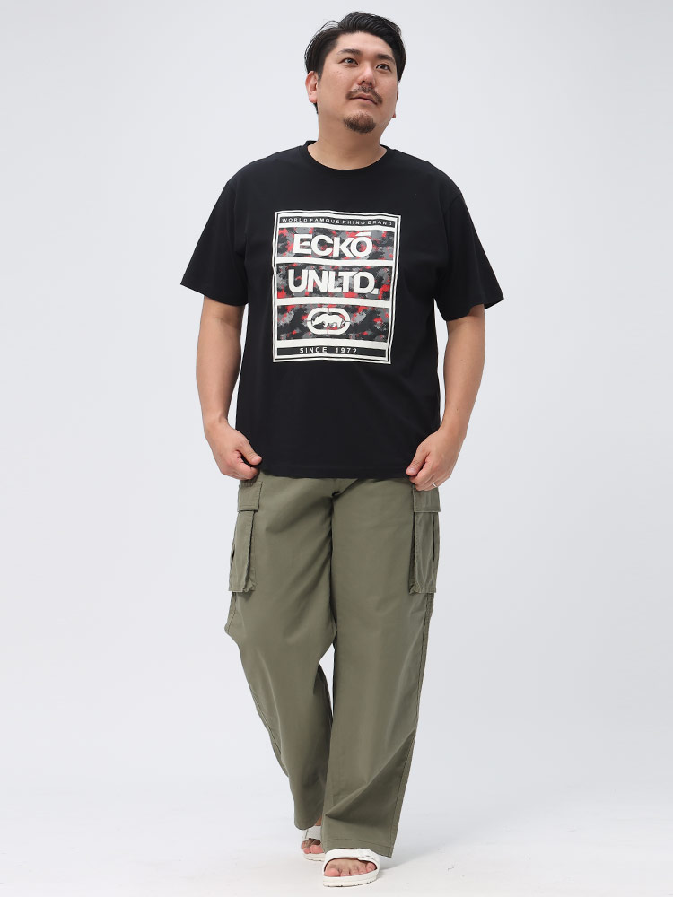 大きいサイズ メンズ ECKO UNLTD (エコーアンリミテッド) BOXロゴ