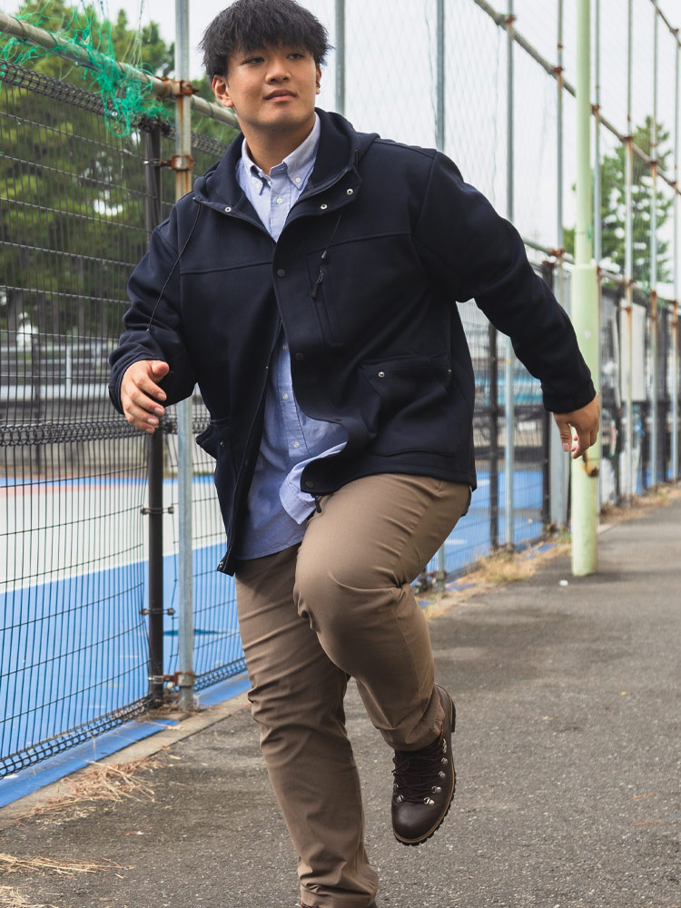 マウンテンパーカー 快ラクWEAR 鹿の子 ダンボール アウター