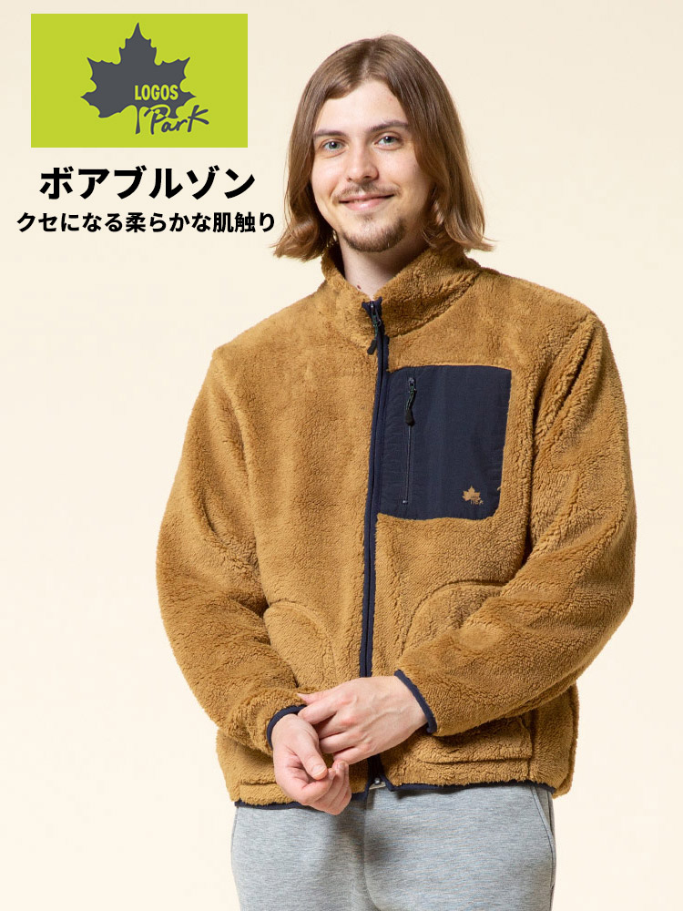 LOGOS park (ロゴスパーク) ポケット フルジップ フリース ジャケット