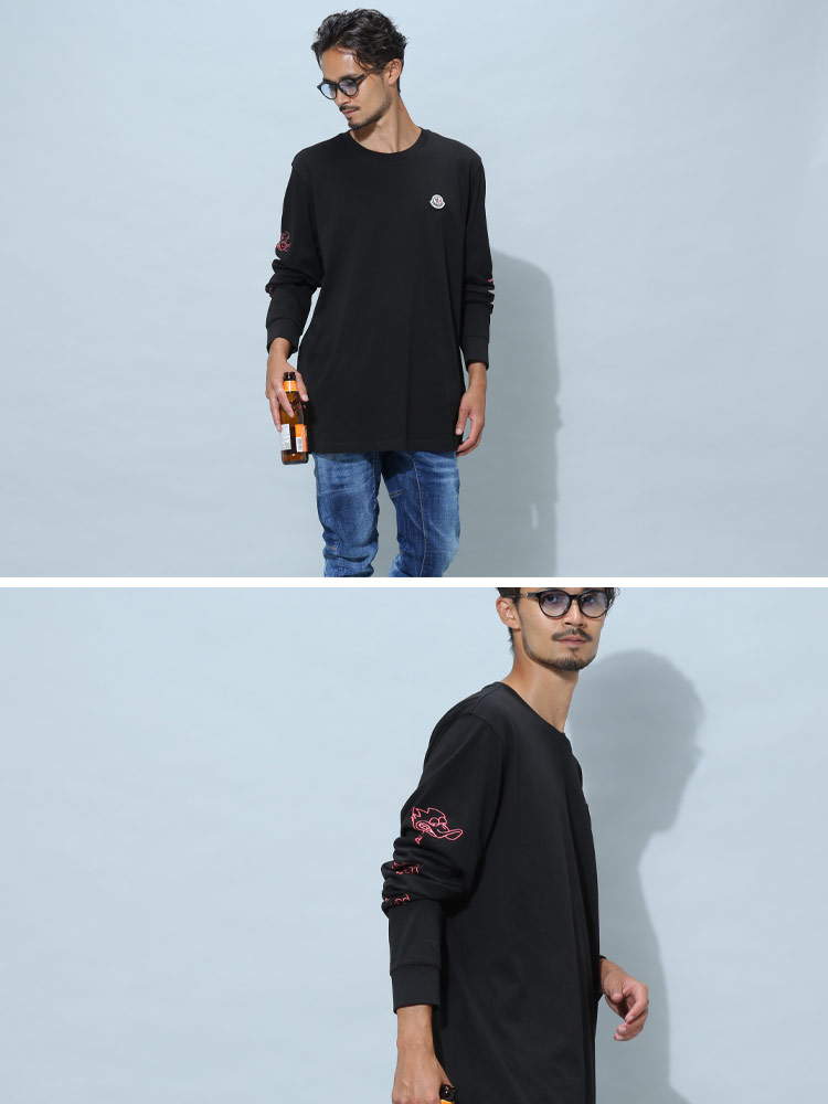 モンクレール メンズ Tシャツ 長袖 MONCLER ブランド ロンT トップス
